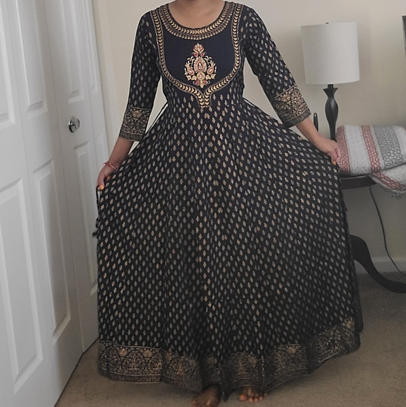 COPY - Long Green kurti dress - Picture 5 of 5